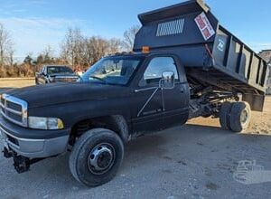 2002 Ram 3500 Dump Truck (Dark Blue)